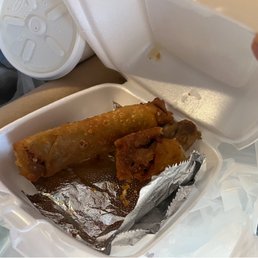This is the food in the garbage can.
