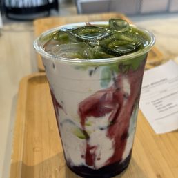 Blueberry matcha Blueberry matcha