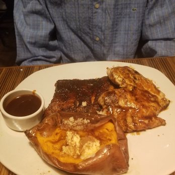 Outback Steakhouse - Ribs grilled chicken and sweet potato - Steakhouses Near Me - Staten Island, New York