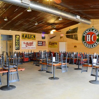 Country Cousins Barbecue - A portion of the spacious interior before opening time. - Barbeque Near Me - Centerville, Texas