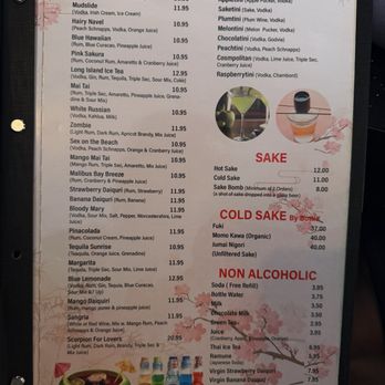 Paradise Hibachi Steakhouse - Menu - Sushi Bars Near Me - Cresco, Pennsylvania