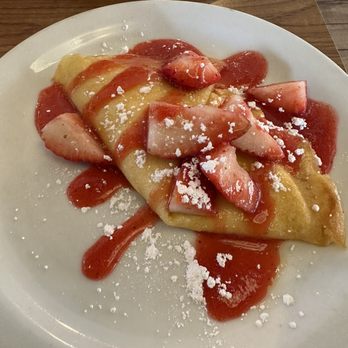 Denny's - Strawberry Vanilla Crepe - Breakfast & Brunch Near Me - Palm Springs, California Denny's - Strawberry Vanilla Crepe - Breakfast & Brunch Near Me - Palm Springs, California