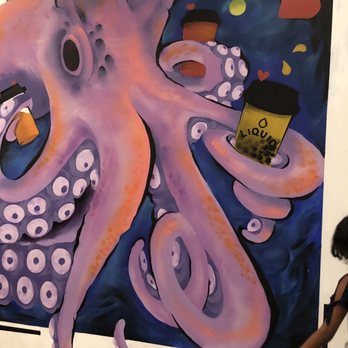 Liquid Tea Bar - Creative mural - Bubble Tea Near Me - San Bernardino, California Liquid Tea Bar - Creative mural - Bubble Tea Near Me - San Bernardino, California