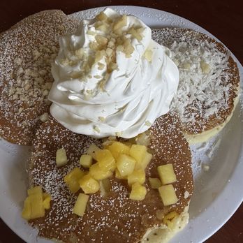 Eggs 'n Things - Waikiki Beach Eggspress - Hawaiian Whipped Cream Pancake Sampler - Breakfast & Brunch Near Me - Honolulu, Hawaii Eggs 'n Things - Waikiki Beach Eggspress - Hawaiian Whipped Cream Pancake Sampler - Breakfast & Brunch Near Me - Honolulu, Hawaii