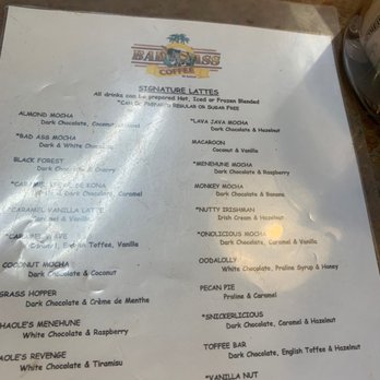 Bad Ass Coffee - menu - Coffee & Tea Near Me - Naples, Florida Bad Ass Coffee - menu - Coffee & Tea Near Me - Naples, Florida