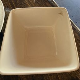 Dirty bowl