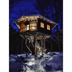 Adirondack Adventure Base - Beautiful at night | #intenselypassionatephotography