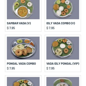 Idly Express - Milpitas - Menu 2 - Vegetarian Near Me - Milpitas, California