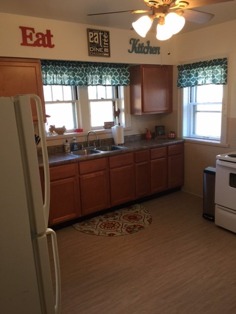 Completed home improvement project
