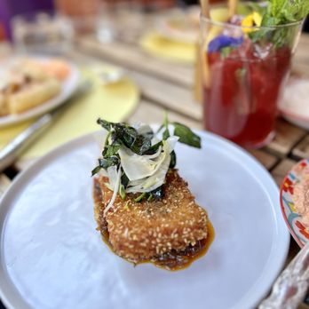 Shukette - Halloumi schnitzel - Middle Eastern Near Me - New York, New York Shukette - Halloumi schnitzel - Middle Eastern Near Me - New York, New York