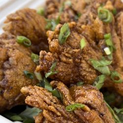 Voodoo Vegan - Hot honey oyster mushrooms