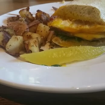 Cafe Dantorels - Bad lighting, but delicious flavor. Dantorel's steak sandwich. - Cafes Near Me - Sacramento, California