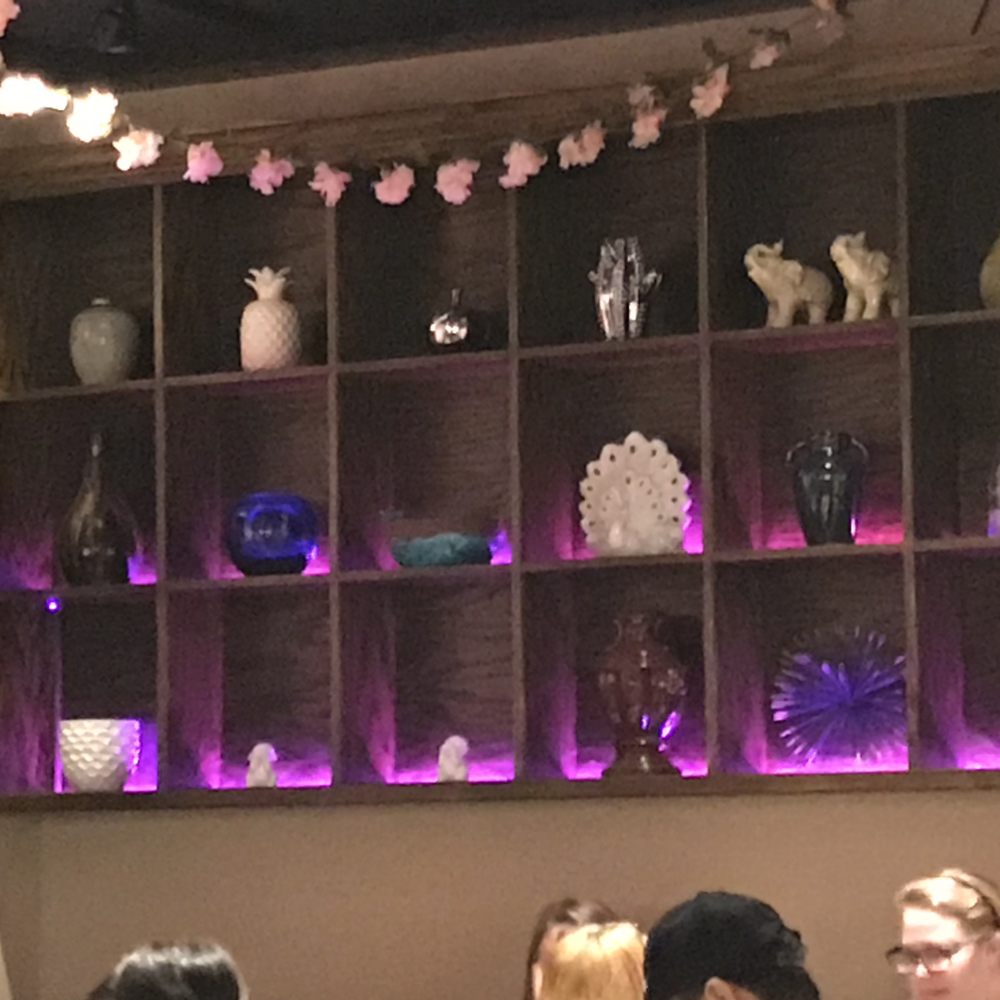 Yuzu Kitchen - wall shelving with lights - Ramen Near Me - Pittsburgh, Pennsylvania Yuzu Kitchen - wall shelving with lights - Ramen Near Me - Pittsburgh, Pennsylvania
