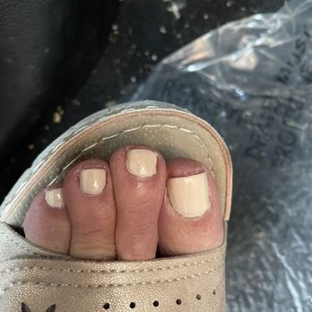 Lv Nails - Polish on cuticles. Nails not dry so smudged. - Nail Salons Near Me - Auburn, New York Lv Nails - Polish on cuticles. Nails not dry so smudged. - Nail Salons Near Me - Auburn, New York