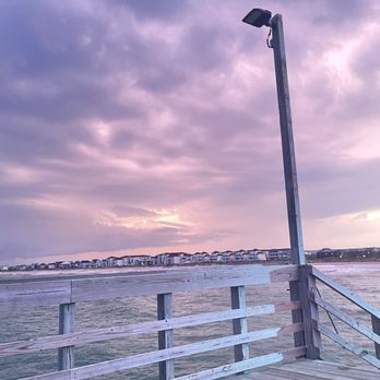 Seaview Pier - Sunset at the pier - Hotels Near Me - N Topsail Beach, North Carolina Seaview Pier - Sunset at the pier - Hotels Near Me - N Topsail Beach, North Carolina