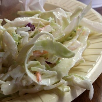 Martin's Place - Cole slaw close up. - Barbeque Near Me - Bryan, Texas