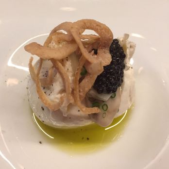 Masseria - Burrata with caviar - Italian Near Me - Washington, DC, District of Columbia