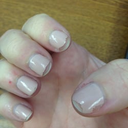 Glossy Nails - Chipped after first day.. this is day3. @other reviewers Maybe their hiding their  "miracle product" in the back LOL