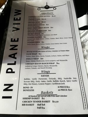 Menu photo 3 In Plane View Milwaukee, WI
