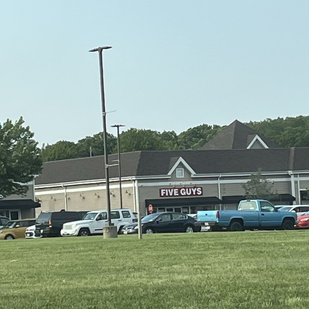 Five Guys - The outside - Hot Dogs Near Me - Shirley, New York