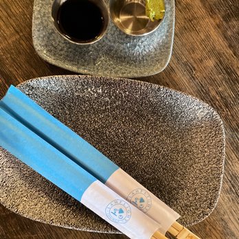 Lamplight Lounge - Chop stick set up for the sushi roll - New American Near Me - Anaheim, California