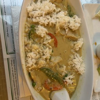 Thai Mekong - Green chicken curry - Thai Near Me - Graham, Washington