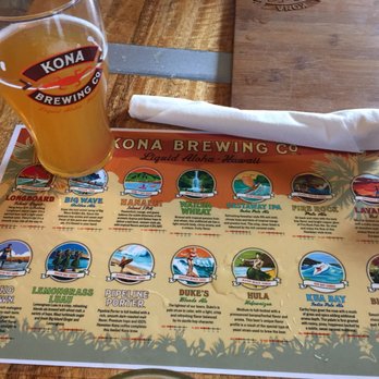 Kona Brewing - Flight menu - Pubs Near Me - Honolulu, Hawaii Kona Brewing - Flight menu - Pubs Near Me - Honolulu, Hawaii