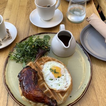Oak + Violet - Chicken and waffles - New American Near Me - Menlo Park, California