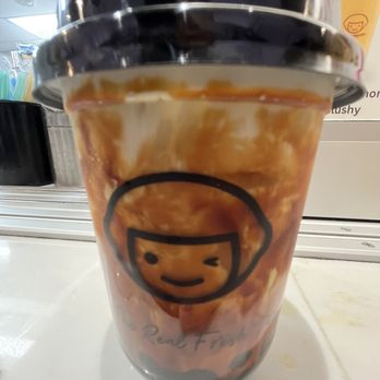 Happy Lemon - Grand Bazaar - Medium Okinawa Fresh Milk w/ Boba - Bubble Tea Near Me - Las Vegas, Nevada