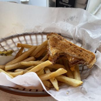 Cook's Two Hole Bar & Grill - Grilled ham and cheese with fries - American Near Me - Melba, Idaho Cook's Two Hole Bar & Grill - Grilled ham and cheese with fries - American Near Me - Melba, Idaho