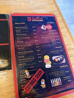 Menu photo 3 Ichiro Sapporo Ramen Dallas, TX Menu photo 3 Ichiro Sapporo Ramen Dallas, TX