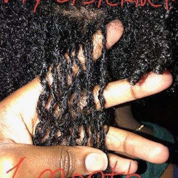 Queen of Roots - My sisterlocks (medium and large) 2 weeks after retighten; 1.5 months after install. - Hair Salons Near Me - Apopka, Florida