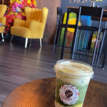 Carla's Coffee House - Mango sticky rice matcha! - Coffee & Tea Near Me - Houston, Texas