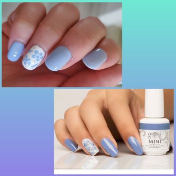 OPI Nails and Spa - Mines turn out pretty good! Close enough (top pic is my nails) - Nail Salons Near Me - Elk Grove, California