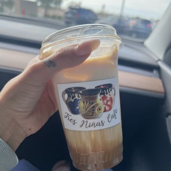 Tres Niñas Cafe - Iced horchata latte - Coffee & Tea Near Me