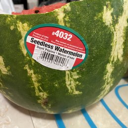 Seedless watermelon my a **