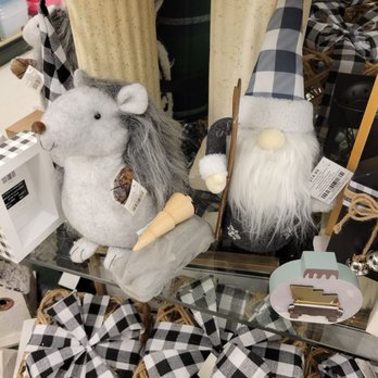 Hobby Lobby - Gnome in what appears to be this year's style, black and white Buffalo check. - Fabric Stores Near Me - Albuquerque, New Mexico