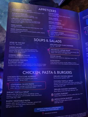 Menu photo 7 Aquarium Restaurant Nashville, TN Menu photo 7 Aquarium Restaurant Nashville, TN