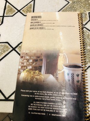 Menu photo 8 Dvine Mediterranean Experience - Corona Tuscany Corona, CA