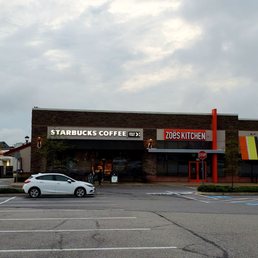 Out front