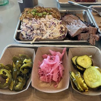 Feges BBQ - I love their pickles! - Barbeque Near Me - Houston, Texas