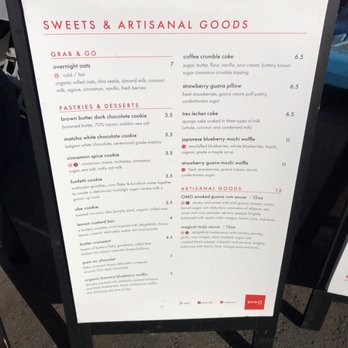 SPRO Coffee Lab - Sweets and Artisanal Goods menu - Coffee & Tea Near Me - San Francisco, California SPRO Coffee Lab - Sweets and Artisanal Goods menu - Coffee & Tea Near Me - San Francisco, California