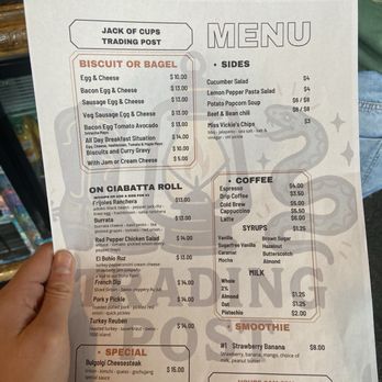 Jack Of Cups Trading Post - Menu - Sandwiches Near Me - Charleston, South Carolina Jack Of Cups Trading Post - Menu - Sandwiches Near Me - Charleston, South Carolina