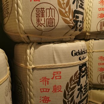 Yokato Yokabai - a stack of boxes with different types of sake - Ramen Near Me - Montreal, Quebec Yokato Yokabai - a stack of boxes with different types of sake - Ramen Near Me - Montreal, Quebec