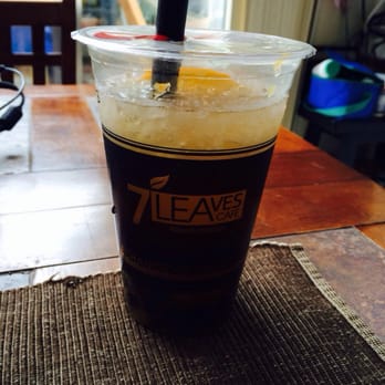7 Leaves Cafe - Sunrise passion with boba - Coffee & Tea Near Me - Cypress, California