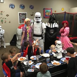 Kids Kustom Parties - Space Wars/Princess double child party.
