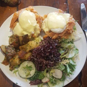 Abejas - Salmon Benedict - New American Near Me - Golden, Colorado
