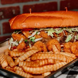 Stuffed Potatoes & Poboys - Wrecked Poboy