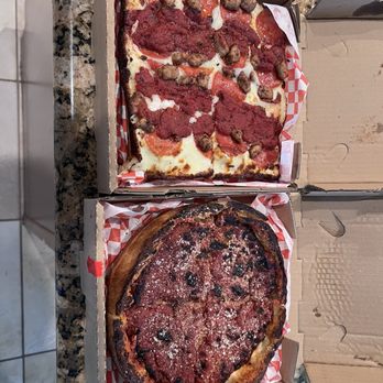 Hot Rod Willy's Pizza - Detroit style and Chicago style. Both were delicious. - Pizza Near Me - Fresno, California Hot Rod Willy's Pizza - Detroit style and Chicago style. Both were delicious. - Pizza Near Me - Fresno, California