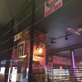 Wolfe's - The Jurasic Park like electric fence entrance is cool - American Near Me - Belfast, CSR